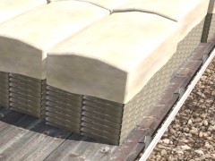 Stacked Bagged Wheat