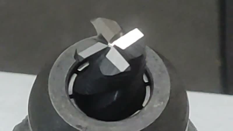 Заточка твердосплавной фрезы. Sharpening of a hard alloy